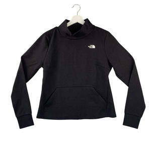 The North Face Womens Medium City Standard Sweatshirt Black Funnel Neck